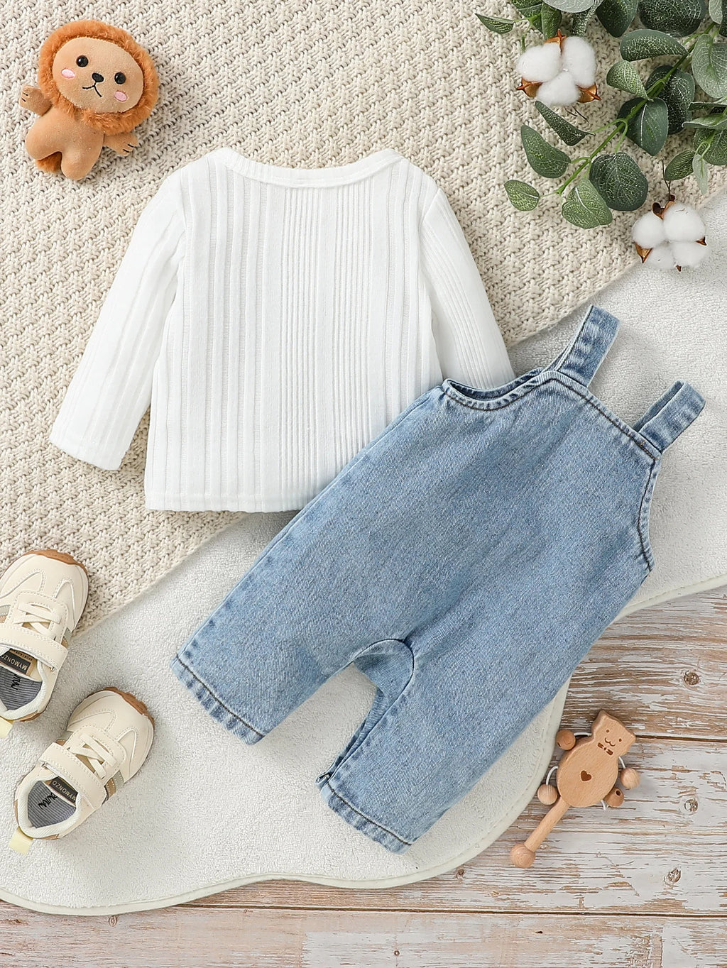 Denim Love Baby Set